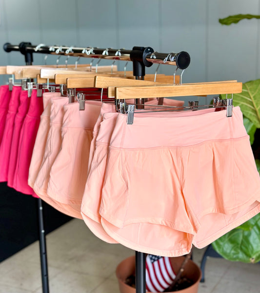 Peach Pearl Track Short