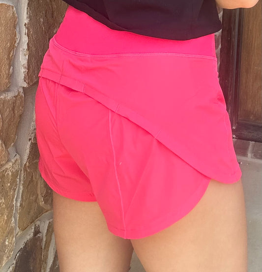 Flamingo Pink Track Short