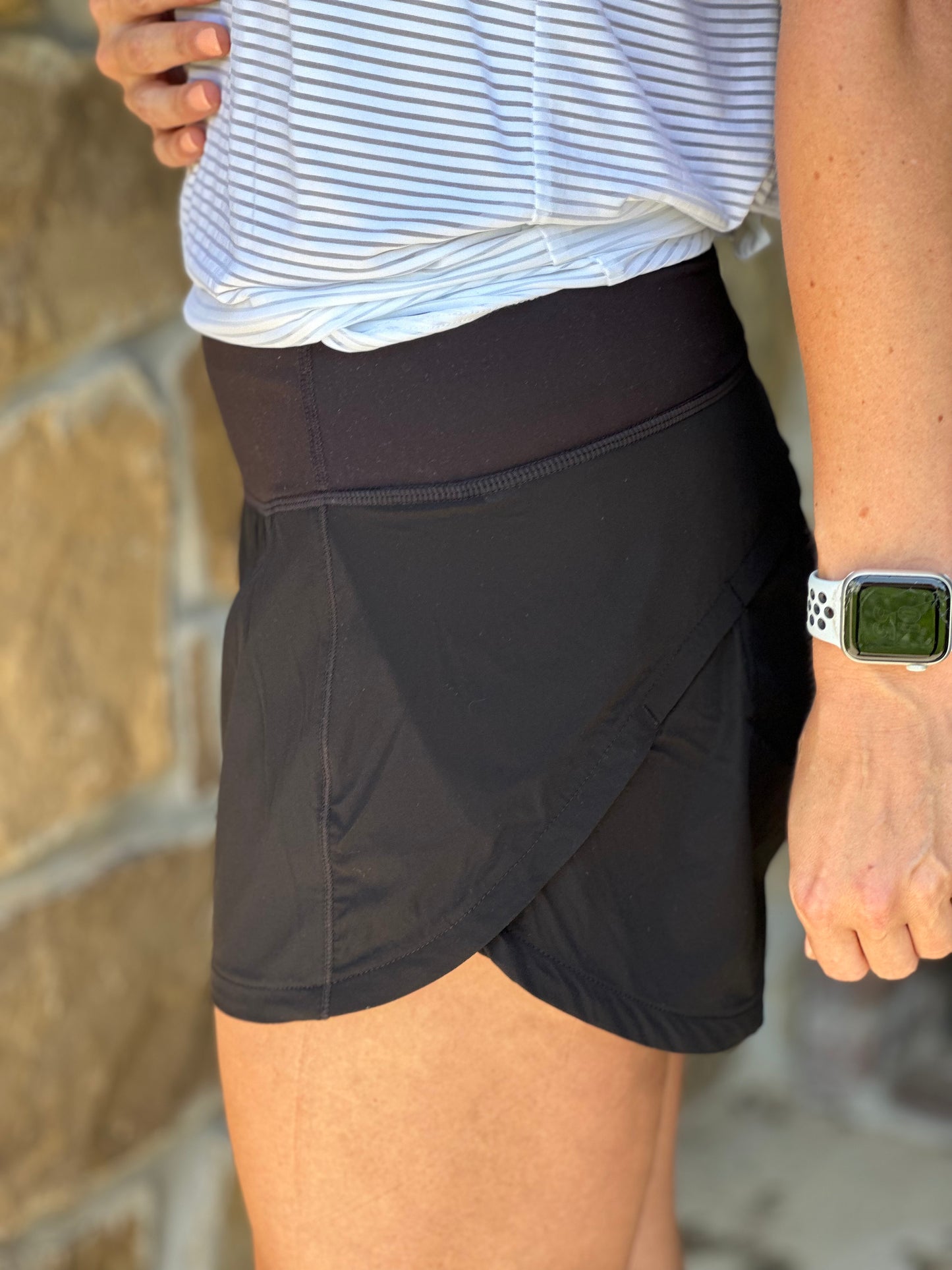 Black Track Shorts